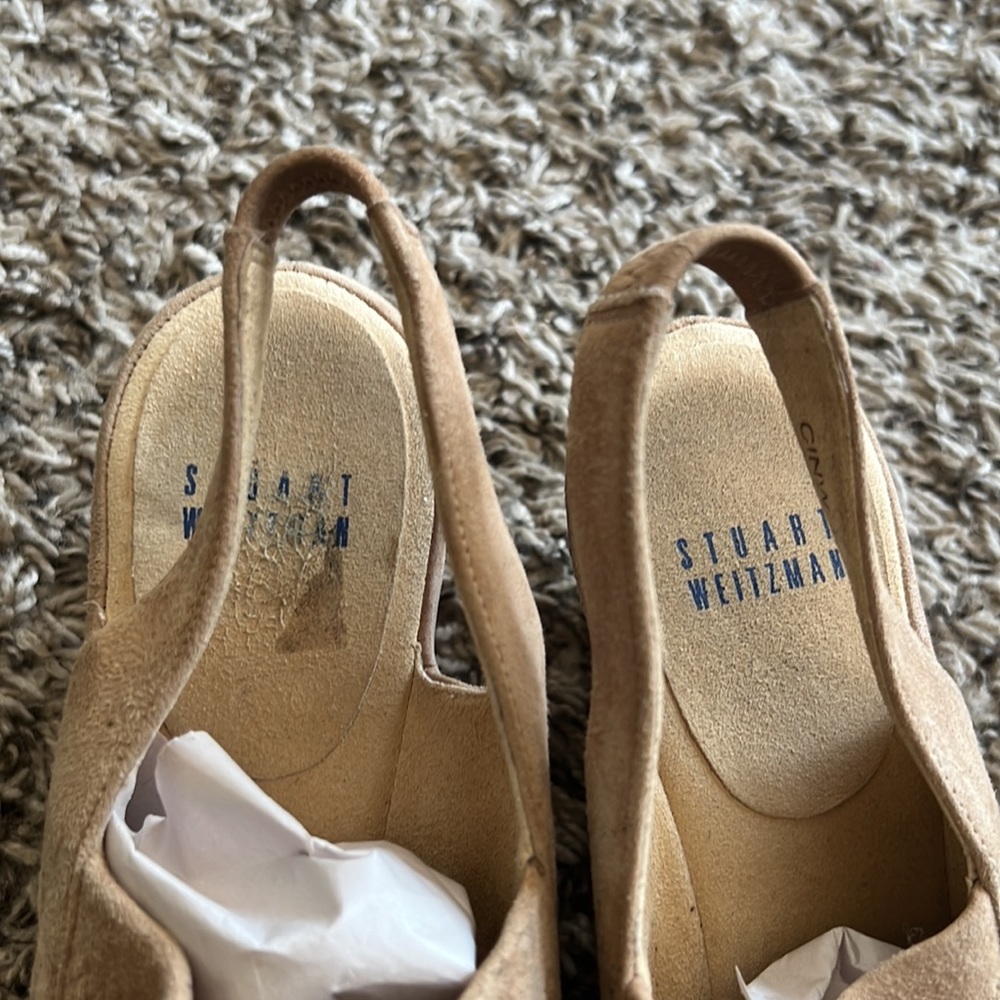 STUART WEITZMAN
Suede Wedge Sandals Size 9 - Picture 7 of 15